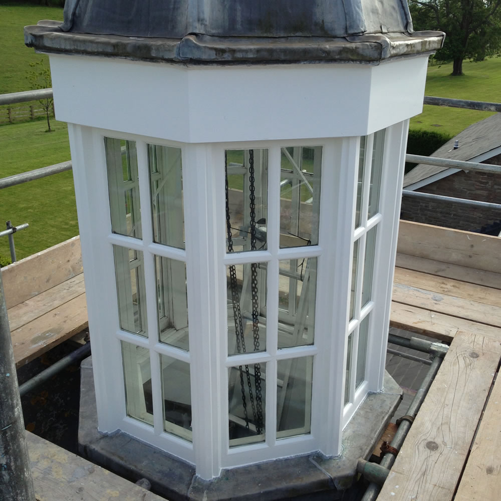 bespoke carpentry for cupola replacement