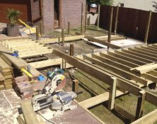 design and installation hot tub decking