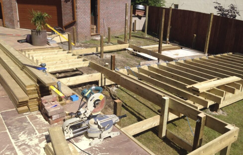 design and installation hot tub decking