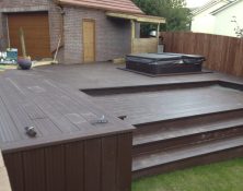 design and installation hot tub decking