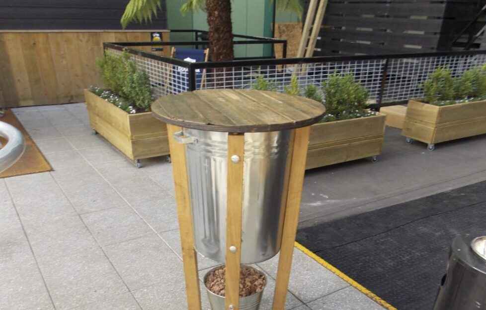 Pub Roof Terrace Table design and build