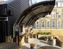 Pub Roof Terrace Shelter design and build