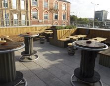 Pub Roof Terrace carpentry and installation