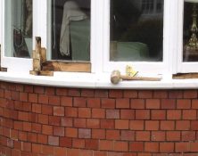 Wooden window frame repair