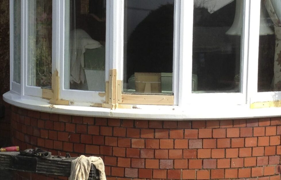 Wooden window frame repair