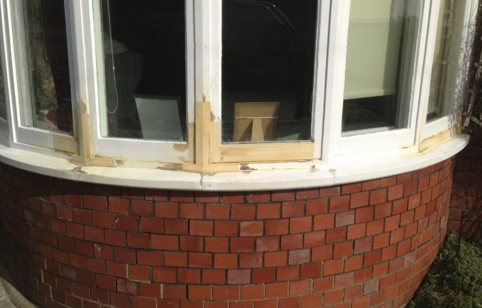 Wooden window frame repair